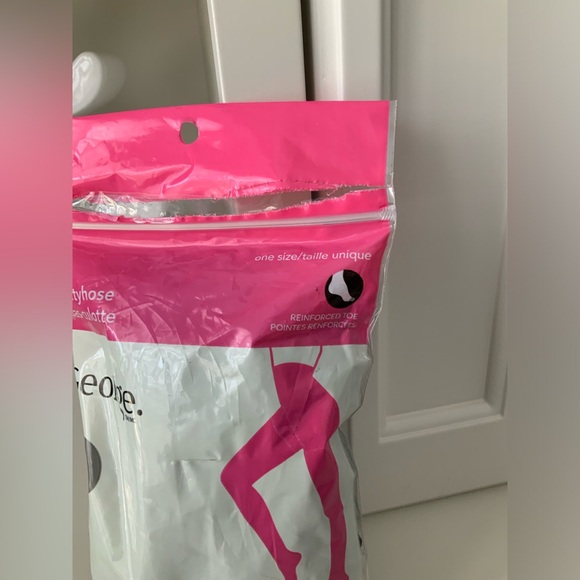 GEORGE Pantyhose Black Pack of 4 BRAND NEW Women’s Size 95-145 pounds 5’0”- 5’6” - Picture 2 of 6